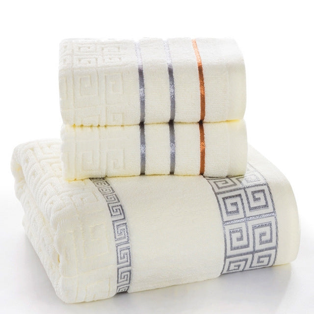 Set da bagno 3 pezzi asciugamani cotone scozzese