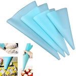 4 ugelli in silicone per sac à poche decorazione torte