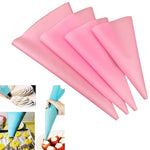 4 ugelli in silicone per sac à poche decorazione torte