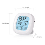 Termometro digitale da forno con timer touchscreen 2 pezzi
