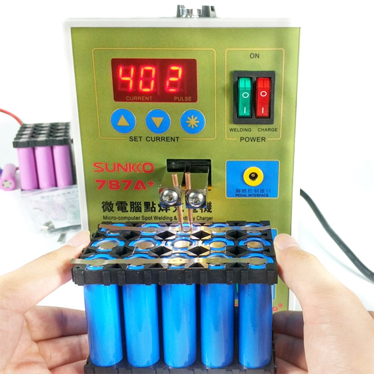 Saldatrice a punti SUKKO a impulsi LED 220V UE