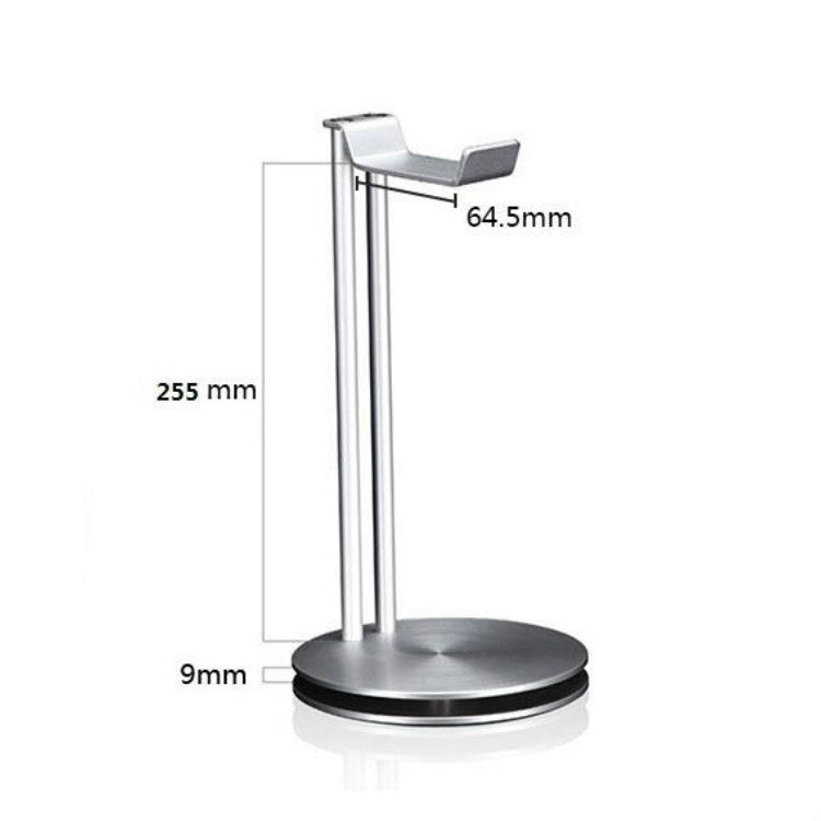 Staffa doppio strato in metallo per cuffie 25,5 cm