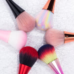 Spazzola per pulizia polvere unghie e glitter gel UV