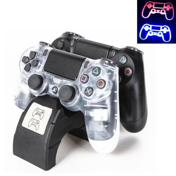 Caricatore doppio controller PS4 con indicatore LED