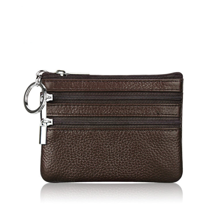 Portafoglio piccolo donna in pelle PU con cerniera
