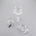 Set 12 Segnaposto per Bicchiere da Vino in Silicone