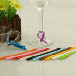 Set 12 Segnaposto per Bicchiere da Vino in Silicone