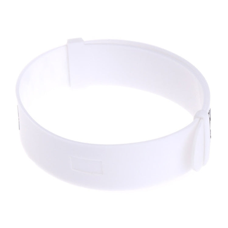 Misuratore braccialetti in plastica bianco 27 cm