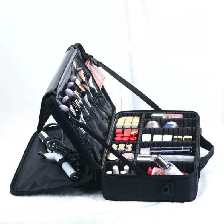 Borsa porta trucchi e manicure in tessuto Oxford