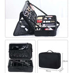 Borsa porta trucchi e manicure in tessuto Oxford