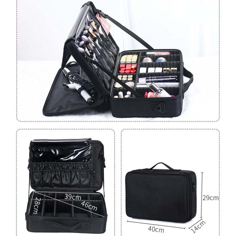 Borsa porta trucchi e manicure in tessuto Oxford