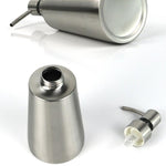 Dispenser manuale sapone in acciaio inox 350 ml