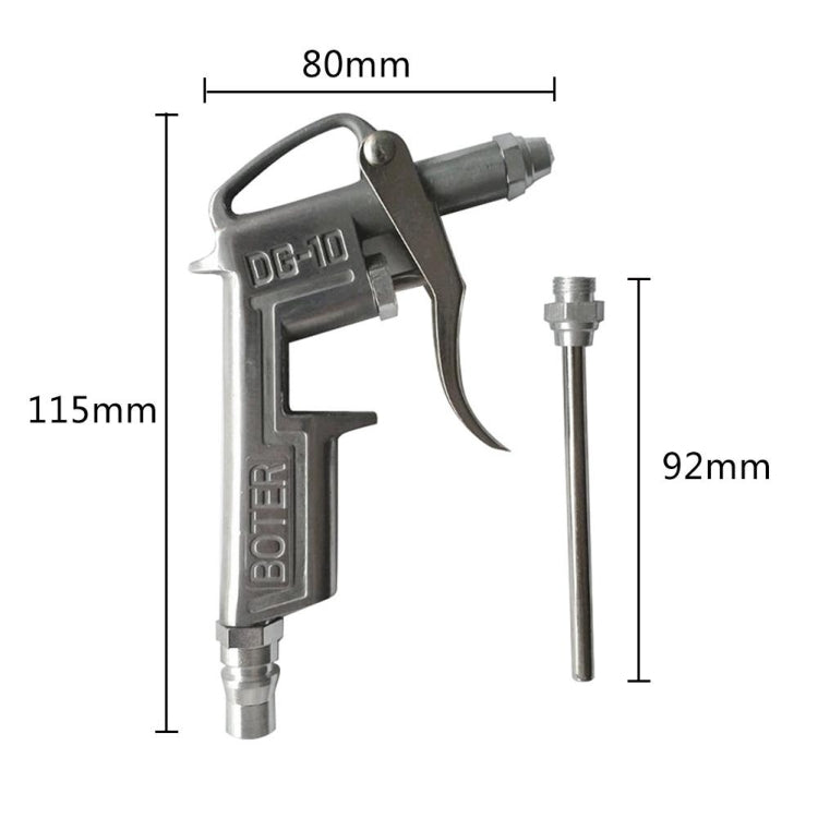 Pistola ad aria compressa DG-10 con ugello 8 pollici