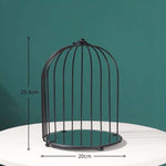 Scaffale porta cosmetici in ferro moderno 44x21x21 cm
