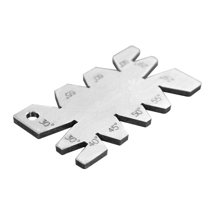 Calibro angolo taglio filettatura in acciaio inox