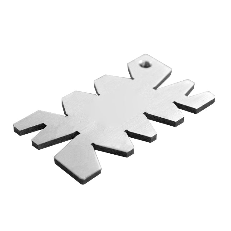 Calibro angolo taglio filettatura in acciaio inox