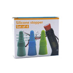 Tappo in silicone per bottiglia alimentare 3x3x7 cm