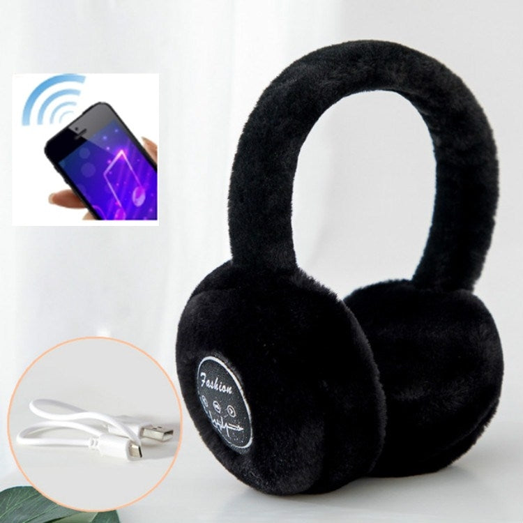 Paraorecchie Bluetooth in peluche antivento unisex