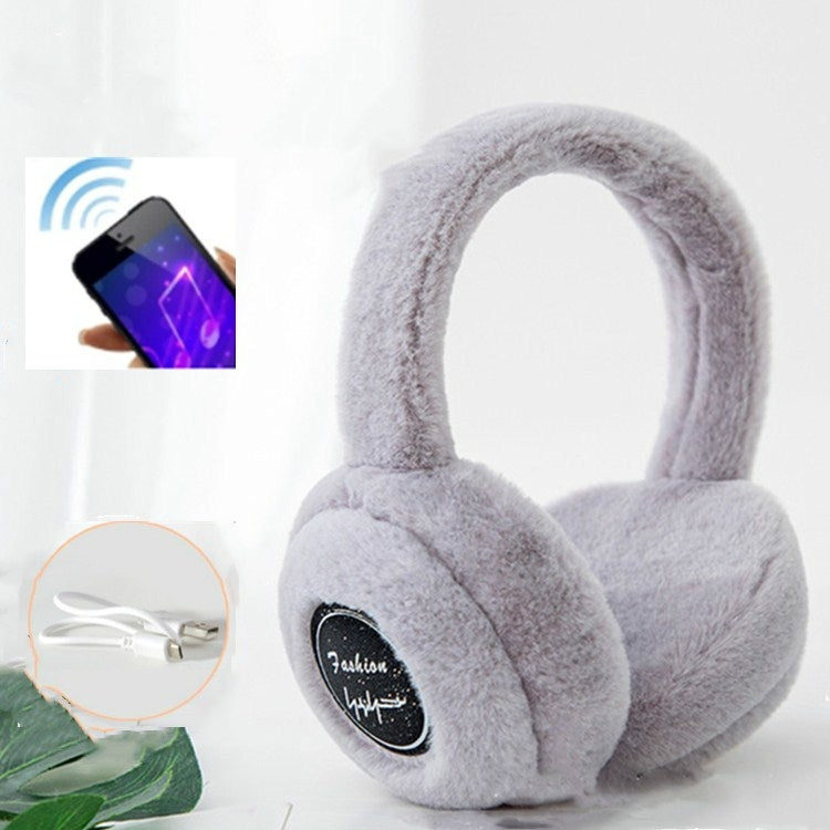 Paraorecchie Bluetooth in peluche antivento unisex