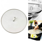 Copertura anti-spruzzi olio in acciaio inox 33 cm