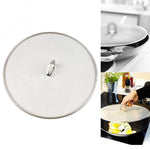 Copertura anti-spruzzi olio in acciaio inox 33 cm