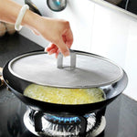 Copertura anti-spruzzi olio in acciaio inox 33 cm