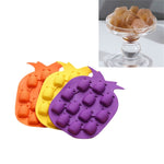 Stampo per ghiaccio in silicone a forma di ananas 5 pezzi