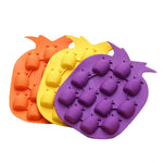Stampo per ghiaccio in silicone a forma di ananas 5 pezzi