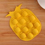 Stampo per ghiaccio in silicone a forma di ananas 5 pezzi