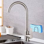 Scaffale organizer bagno cucina in acciaio inox 6x6x4cm