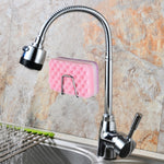 Scaffale organizer bagno cucina in acciaio inox 6x6x4cm