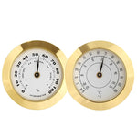 Set 2 Igrometri e Termometri 38 mm per Custodia e Casa
