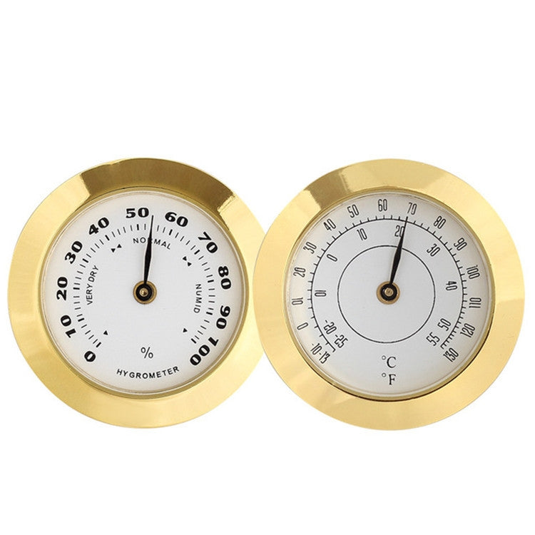 Set 2 Igrometri e Termometri 38 mm per Custodia e Casa