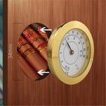 Set 2 Igrometri e Termometri 38 mm per Custodia e Casa
