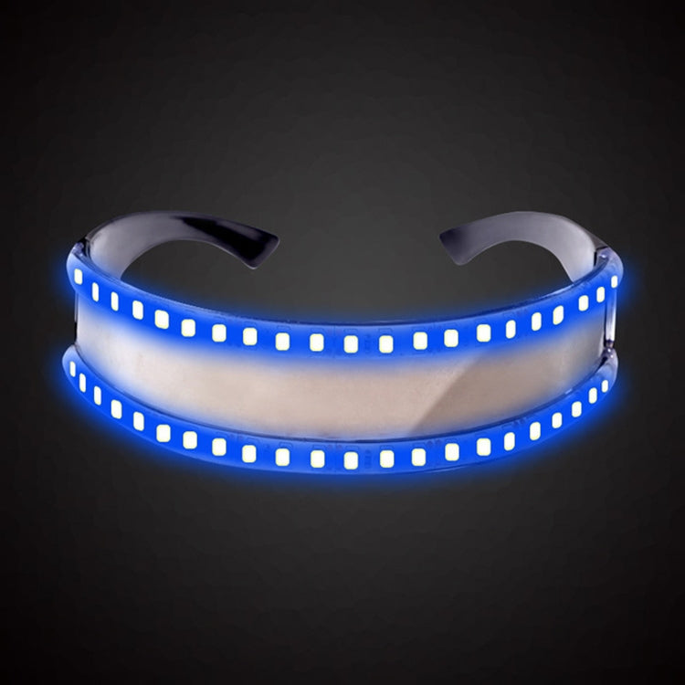 Occhiali LED luminosi per feste con luci colorate