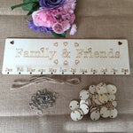 Decorazione targa in legno 40x12 cm per festival