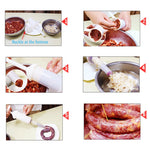 Macchina manuale per salsicce 12x17x19 cm