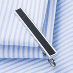 Clip per colletto da uomo in rame 60x8 mm