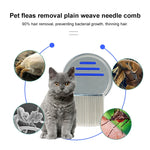 Pettine per animali domestici in acciaio inox 10 cm