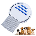 Pettine per animali domestici in acciaio inox 10 cm
