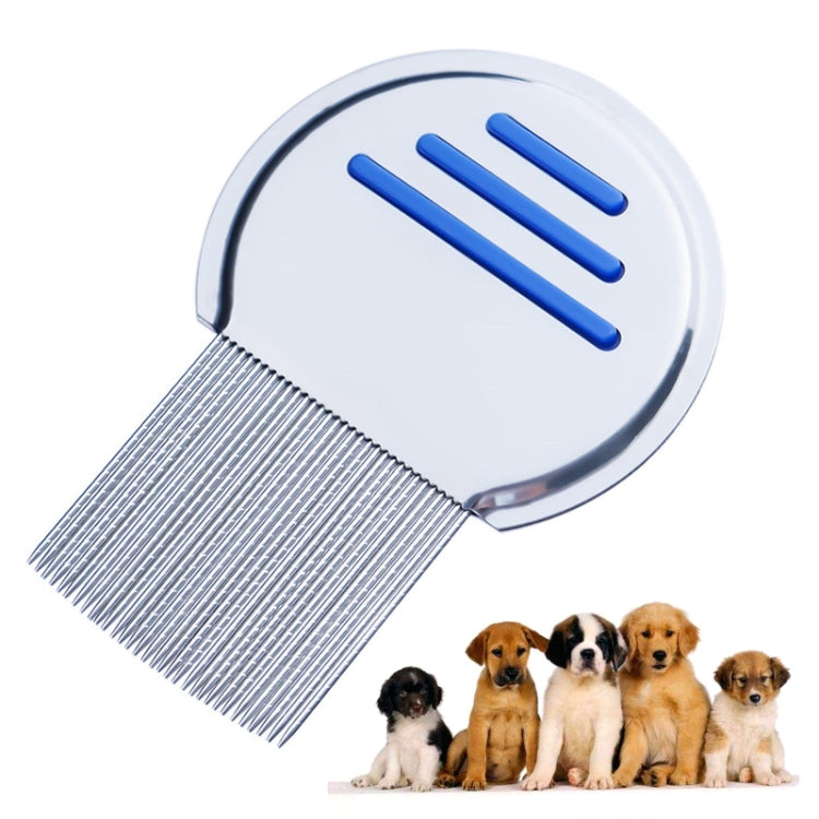 Pettine per animali domestici in acciaio inox 10 cm