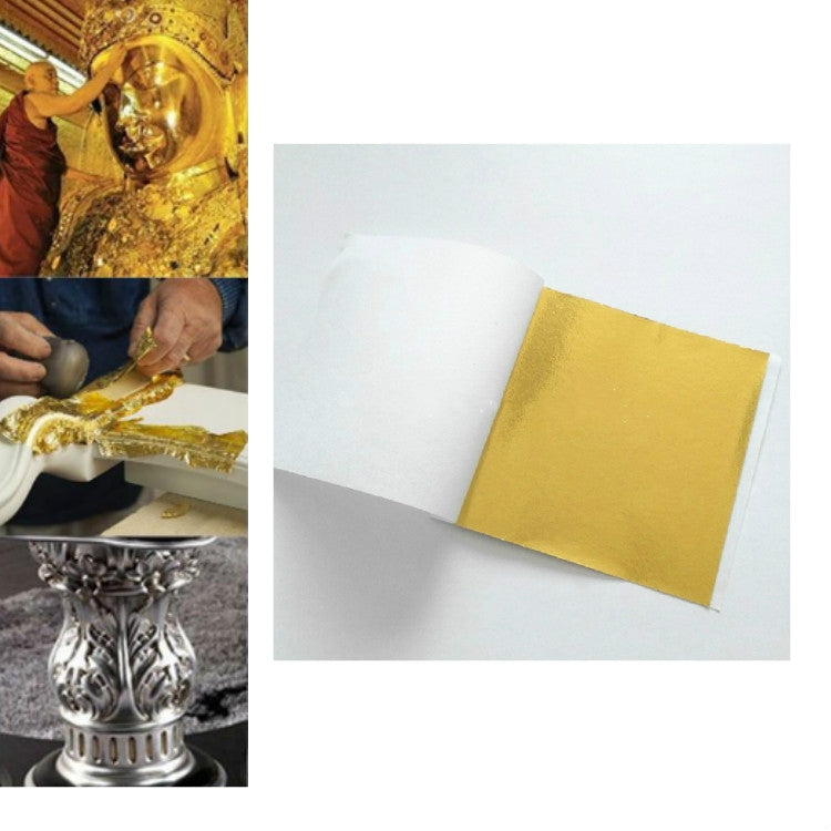 Adesivo decorativo in foglia oro imitazione 9x9 cm