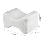 Cuscino ortopedico ginocchio memory foam 30x22x15 cm