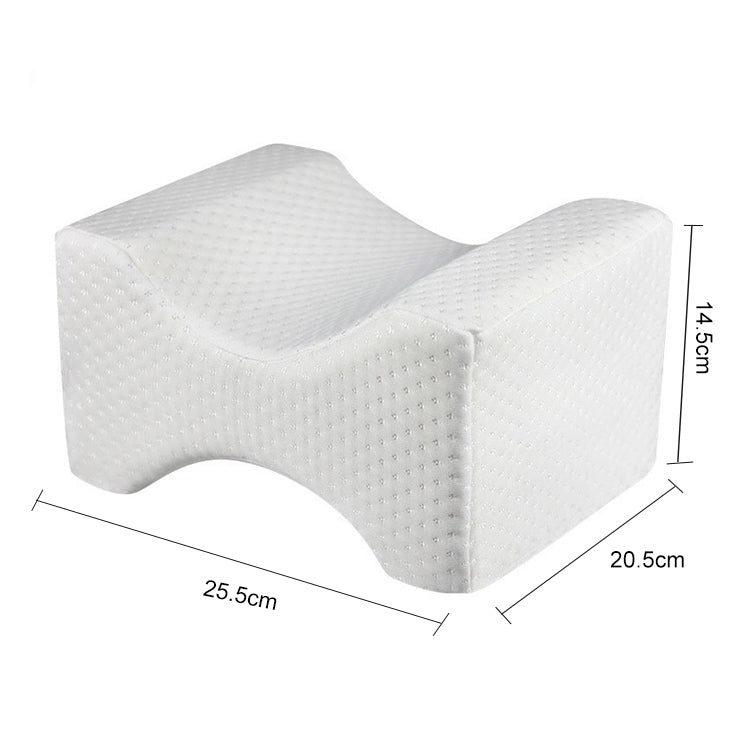 Cuscino ortopedico ginocchio memory foam 30x22x15 cm
