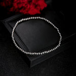 Bracciale donna argento con 3 perline e bussola a freccia