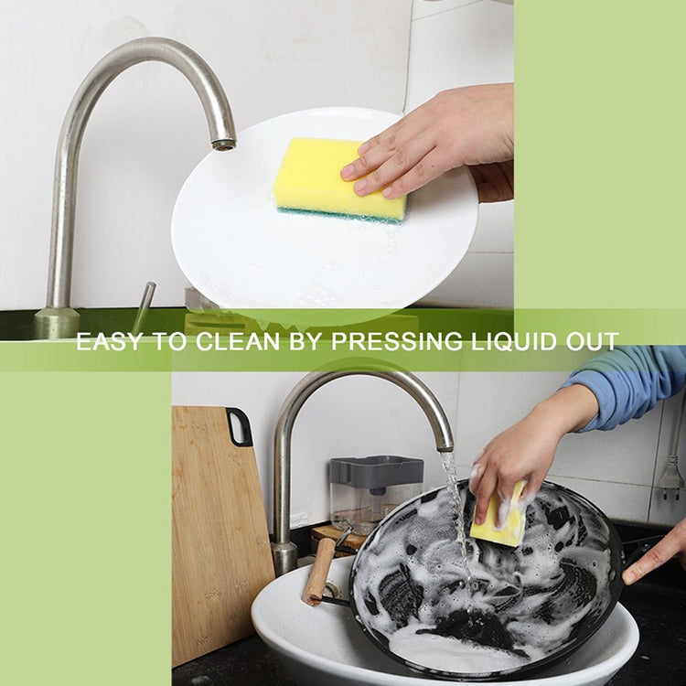 Pressa dispenser sapone e detersivo cucina grigia e argento