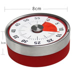 Timer da cucina magnetico in acciaio inox 8cm e 6cm