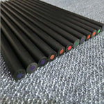 Set matite da disegno in legno 18 cm colore nero