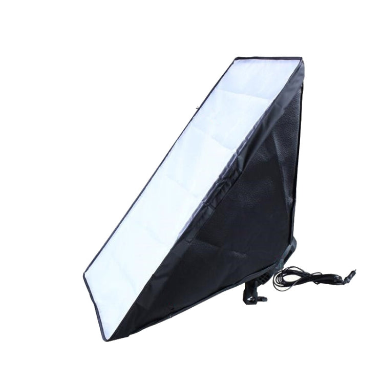 Kit Softbox per studio fotografico (portalampada a quattro prese + Softbox per illuminazione flash 50 X 70 cm + supporto luce da 2 m)