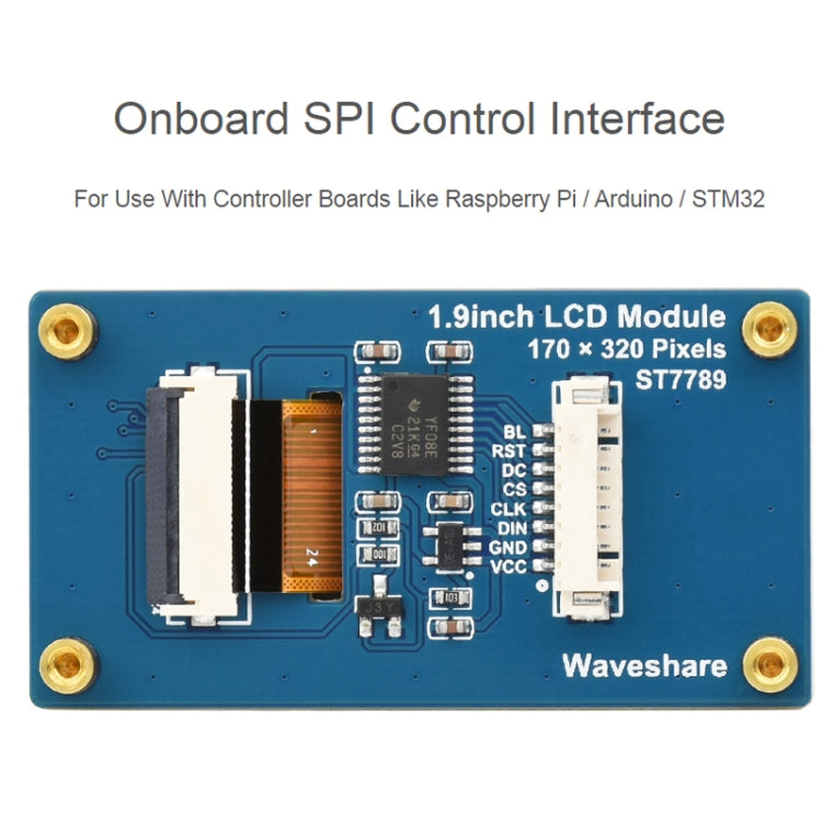 Modulo display LCD IPS 1,9 pollici SPI per Raspberry Pi Pico - immagine 5